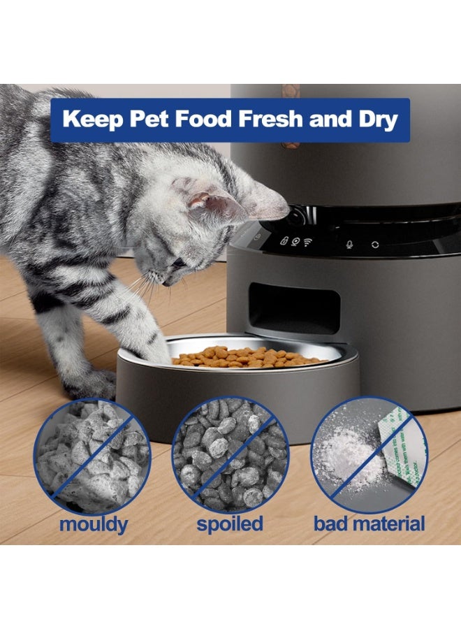 Pet Food Desiccant Bag, 12 Pack, Compatible with Petlibro Automatic Cat Feeder, Silica Gel, Deoxidizer, Activated Carbon, Keeps Pet Food Dry and Fresh - Image 5